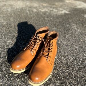 Men's Tan Leather Boots